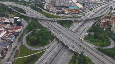 İstanbul trafiğinden alışılmadık görüntüler