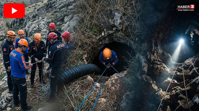 Çorum'da define faciası: Kayıp şahsı ararken mağaranın dar geçitleri görüntülendi