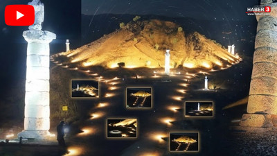 Türkiye'nin bir tarihi noktası daha gece ziyaretçilerini ağırlamaya başladı