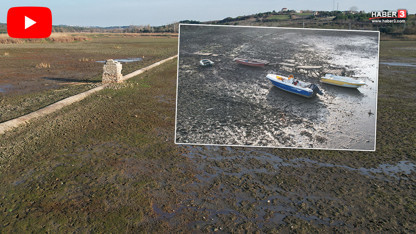 İstanbul'un su kaynağı çöle döndü, tarihin izleri ortaya çıktı!