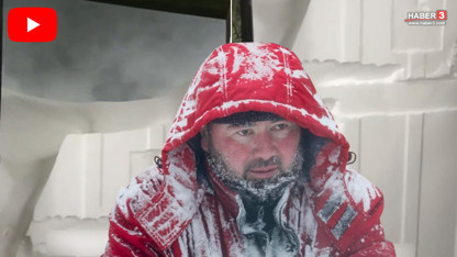 Dünyanın en soğuk yerinde eksi 56 derece görüldü! Evler kara gömüldü