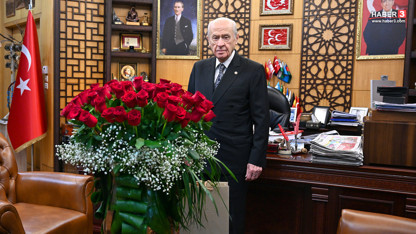 Erdoğan'dan Bahçeli'ye büyük jest: 78 adet gül gönderdi