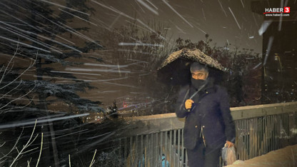 Kar yağışı mola veriyor... Önce güneş ardından yeniden yağmur ve kar yağışı var!