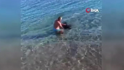 Sahilde korkunç olay: Oltayı çekince dehşete kapıldılar!