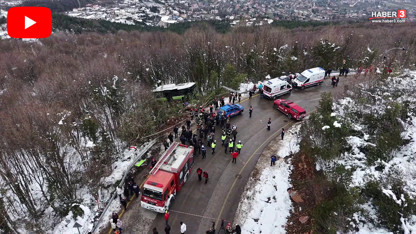 Türkiye'nin bembeyaz cennetinden kara haber: Otobüs şarampole uçtu, çok sayıda yaralı var!