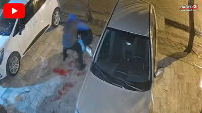 Sokak ortasında boşanma aşamasındaki cani dehşeti kamerada!