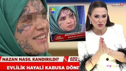 Didem Arslan'da ilginç konuk... Evlilik vaadiyle kandırılan Nazan'ın derdi değil dövmeleri olay oldu