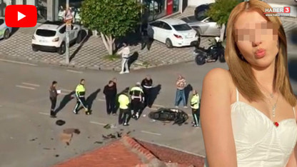 Motosiklet tutkunu 16 yaşındaki Defne'nin korkunç ölümü kamerada...