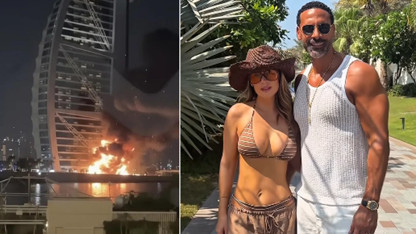 Dubai'de kabus dolu gece: Ünlü çift geceyi sığınakta geçirdi!