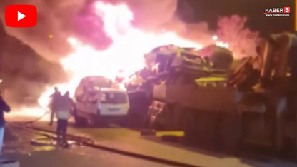 Ankara'da korku dolu gece: 100 araç yangında küle döndü!