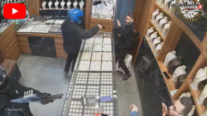 İstanbul'daki kuyumcu soygunu girişiminin yeni görüntüleri ortaya çıktı!