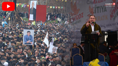 DEM Parti teröristbaşı Öcalan'a özgürlük isteyip, mesajını okudu