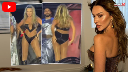 Hadise'nin sahnedeki erotik şovu olay oldu, ünlü sanatçı resti çekti!