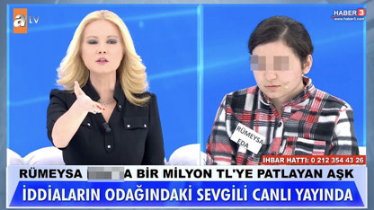 Müge Anlı’ya katılan üniversite mezunu Rümeysa'dan olay olan ''torpilim mi var'' çıkışı