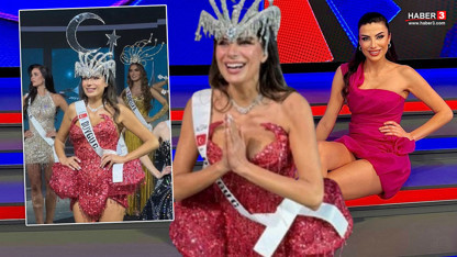 Çarkıfelek'in eski hostesi Duygu Çakmak, Miss Grand All Stars'da Ay-Yıldızlı tacıyla büyüledi