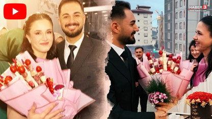 Sıra dışı kız isteme merasimi... Çiçek yerine götürdüğü buket görenlere ''yok artık'' dedirtti!