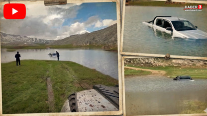 Antalya'da Off-Road macerasında faciadan dönüldü; sulara gömülen aracı arkadaşları kurtardı