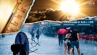 Hava durumu şaşırtmaya devam ediyor: Sıcaklıklar artıyor ancak sağanak yağışlar da geliyor!