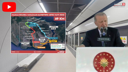 Türkiye’nin en uzun metro hattı hizmete açıldı! Erdoğan müjdeyi verdi