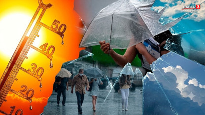 Meteoroloji'den çifte hava alarmı: 40 derecelik aşırı sıcaklar ve sağanak yağış bir arada geliyor!