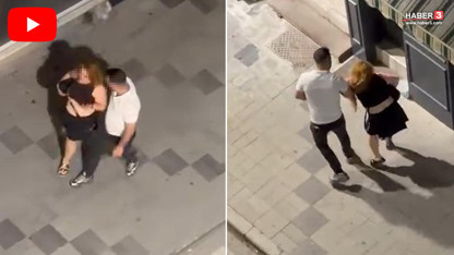 Sokak ortasında çığlık çığlığa: ''Beni öldürecek, yardım edin''