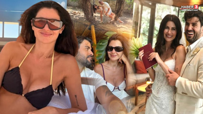 Nesrin Cavadzade, Bodrum'da çekim arası balayı tatiline devam ediyor