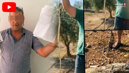 ''Yılanı öldürdüm'' yalanıyla zafer pozu vermişti.. Kesilen cezayla hayatının şokunu yaşadı