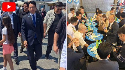 Bardak suyu mum sanan Japon Bakan bakın nerede ortaya çıktı!