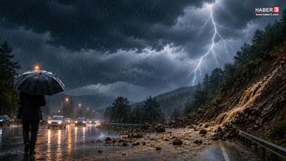 Sağanak yurdu terk etmiyor: Meteoroloji'den kuvvetli yağış uyarısı!