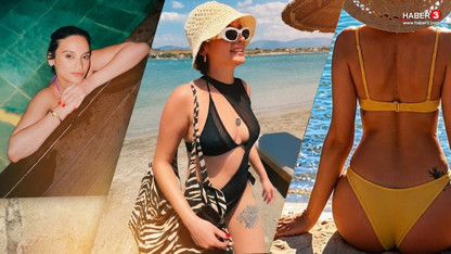 Güzel oyuncunun cesur tatil pozları mankenleri kıskandırdı