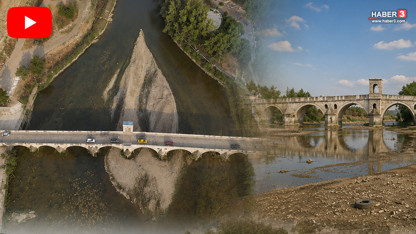 Tunca Nehri'nde sular çekildi, ortaya çıkan manzara isyan ettirdi