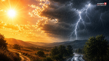 Bir yanda sıcak, diğer yanda sağanak: Meteoroloji'den 3 bölge için uyarı geldi!