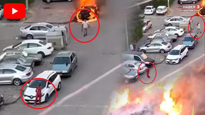 Kız arkadaşının dükkanını ve otomobilini yakıp ateş açtı