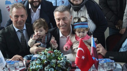 Trabzonspor Başkanı Ahmet Ağaoğlu'na Kocaeli'de yoğun ilgi