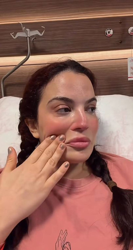 Doktor hatası yüzünden hayatı kabusa dönen güzel oyuncu hastaneden çıkamıyor... Ağlayarak paylaştı! - Resim: 2