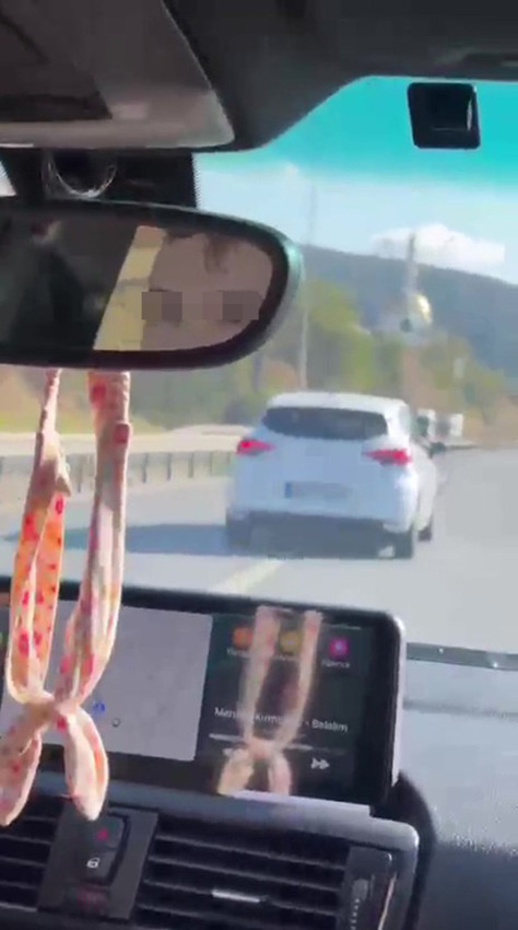 Otoyol magandası ortalığı savaş alanına çevirdi: Bir otomobili sıkıştırdı 5 araç birbirine girdi - Resim: 3