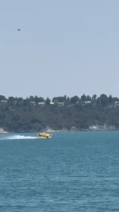 Adana'da yangın söndürme uçağı göle düştü - Resim: 4