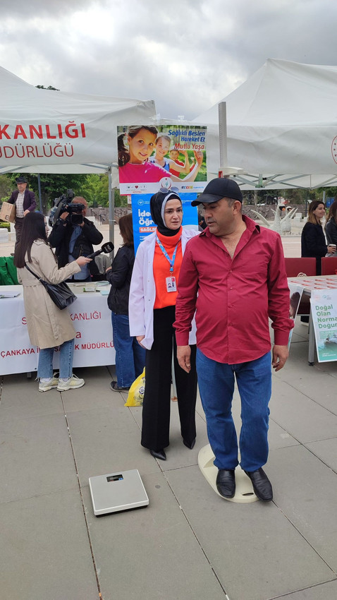 Vücut kitle indeksi ölçümü uygulaması Ankara'da da başladı - Resim: 4