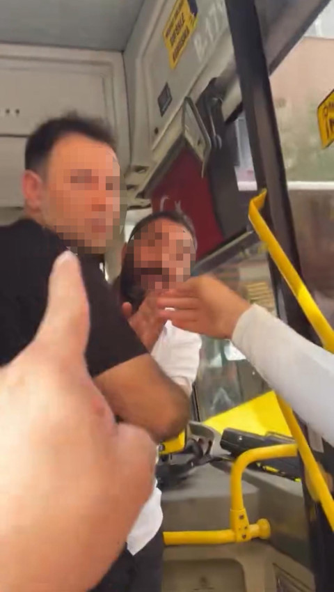 İETT otobüsünde karekod kavgası: Küçük kızı hüngür hüngür ağlattılar! - Resim: 4