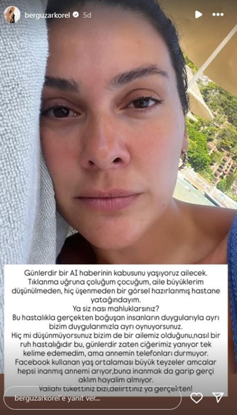 Bergüzar Korel'i çıldırtan olay: ''Tükettiniz bizi, delirttiniz!'' - Resim: 2