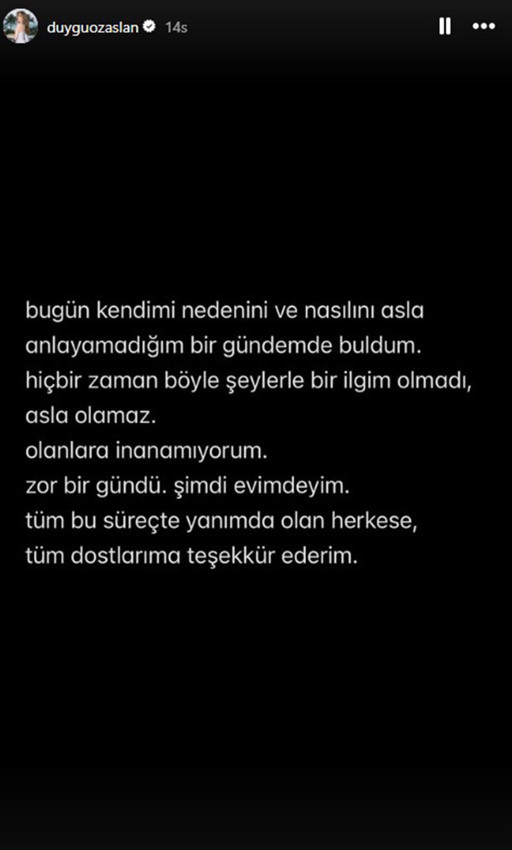 Uyuşturucu soruşturmasında test veren Duygu Özaslan'dan dikkat çeken açıklama - Resim: 3