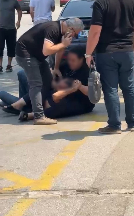 Eski eşi kocasını yol ortasında evire çevire dövdü - Resim: 4