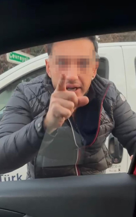 Kadın doktorun aracına tekmeyle saldırıp tehdit savurdu - Resim: 3