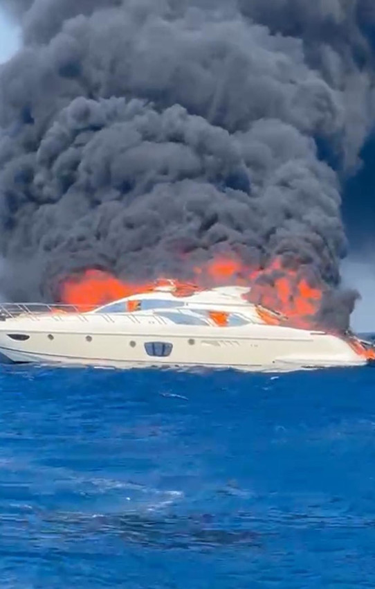 Bodrum'da milyon dolarlık yat alev topuna döndü - Resim: 4