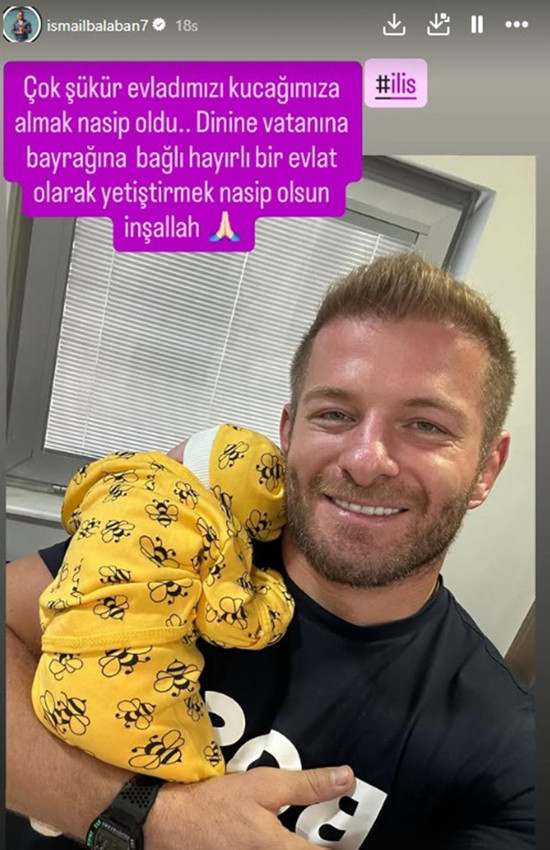 Survivor İsmail Balaban ile eşi İlayda Şeker'in kızlarına verdikleri isim dikkat çekti - Resim: 4