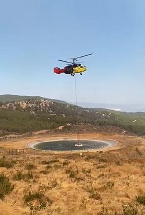 Denizli'de orman yangını; alevler yön değiştirdi, bir ilçe alevlerin kıskacında - Resim: 2