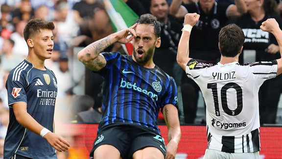 Arda Güler, Hakan Çalhanoğlu ve Kenan Yıldız şov yaptı