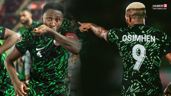 Galatasaraylı Osimhen ve Beşiktaşlı Ndidi attı, Nijerya uçtu!