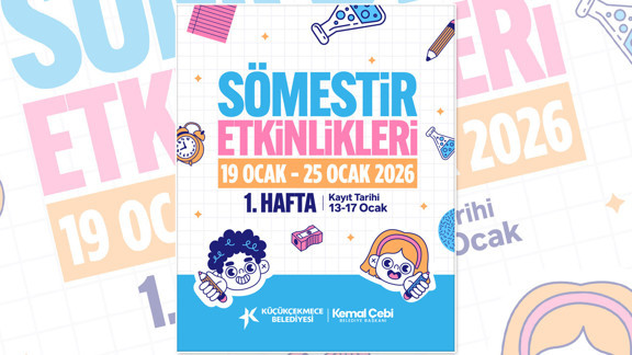 Küçükçekmece'de dolu dolu sömestir etkinlikleri