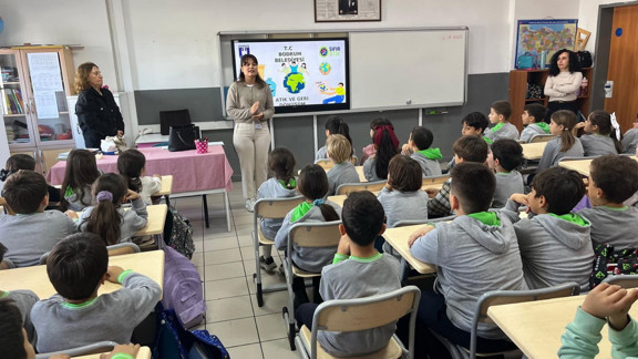 Bodrum'da Belediyeden Çocuklara Sıfır Atık Eğitimi